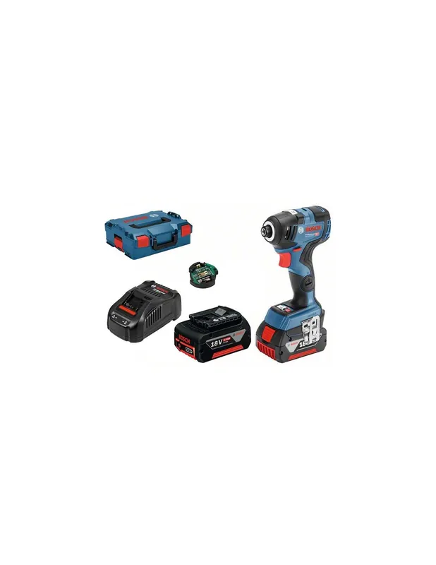 Visseuse à chocs sans fil GDR 18V-200C 5.0Ah (connectable) Coffret L-BOXX - 06019G4100 - Bosch