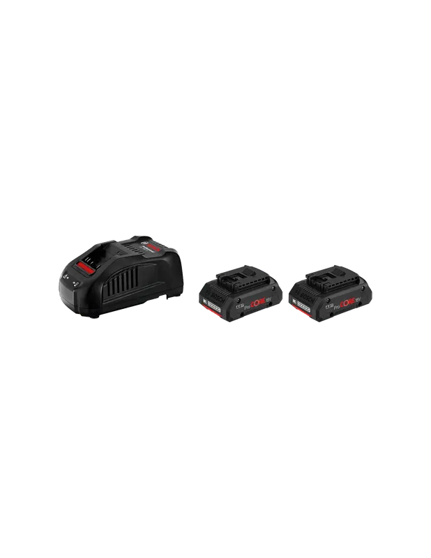 Pack 2 batteries ProCORE18V 4.0Ah + Chargeur GAL 1880 CV - 1600A016GF - Bosch