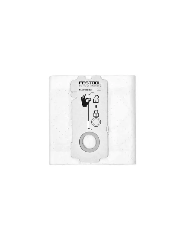 Sac filtre SELFCLEAN SC-FIS-CT MINI/MIDI-2/5 - 204308 - Festool