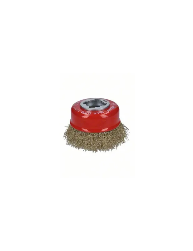 Brosse boisseau à fils ondulés et laitonnés X-LOCK Clean for Metal - 2608620730 - Bosch