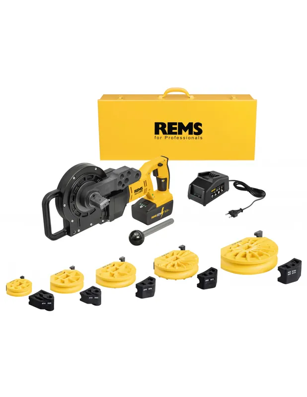 Cintreuse sur batterie Akku-Curvo 22V Li-Ion Set 14-16-18-22-28 - 580064R220 - REMS