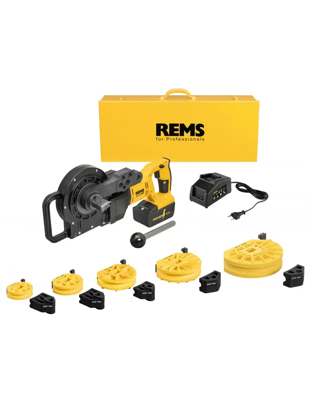 Cintreuse sur batterie Akku-Curvo 22V Li-Ion Set 3/8" 1/2" 5/8" 3/4" 7/8" - 580066R220 - REMS