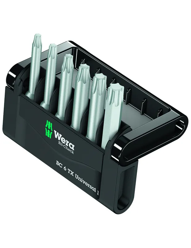 Etui d‘embouts Bit-Check 6 TX universal 1 (6 pièces) - 05056472001 - Wera