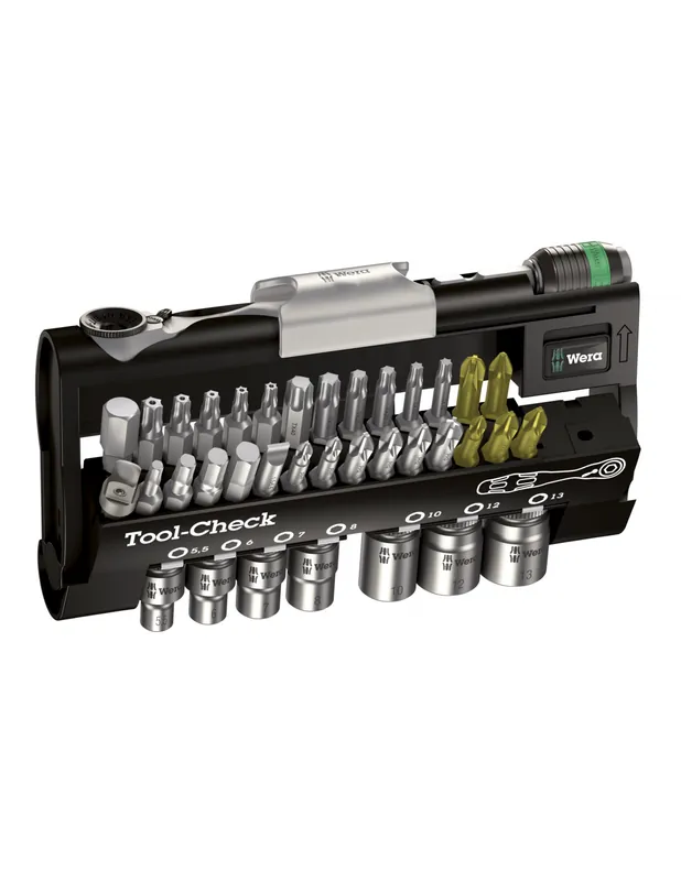 Cliquet tool-check 1 SB (jeu de 38) - 05073220001 - Wera