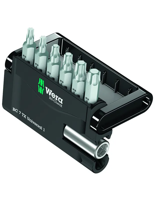Etui d‘embouts Bit-Check 7 TX universal 1 SB (7 pièces) - 05073404001 - Wera