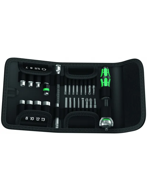 Jeu de cliquet Zyklop Kraftform Kompakt speed 1/4" (26 pièces) - 05051045001 - Wera