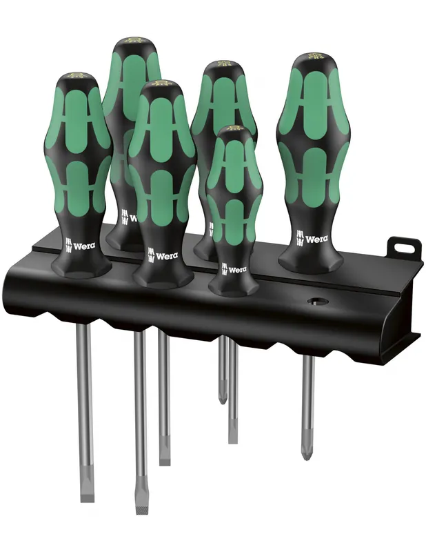 Tournevis Kraftform plus lasertip 334/6 (jeu de 6) - 05105650001 - Wera