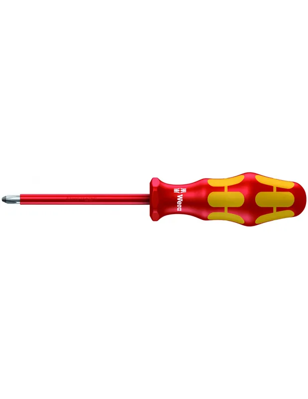 Tournevis isolé pozidriv 165I VDE PZ 2x100 mm - 05006164001 - Wera