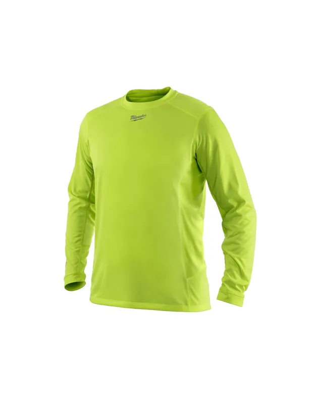 T-shirt respirant été - Jaune Manches Longues WWLSY - Milwaukee