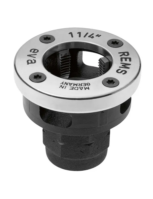 Tête de filetage à changement rapide R 1/4" BSPT Conique droit 521010 - REMS