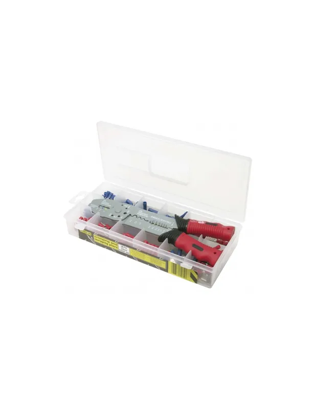 Coffret pince à sertir standard pour cosses pré-isolées (271 pièces) 115.1230 - KS Tools
