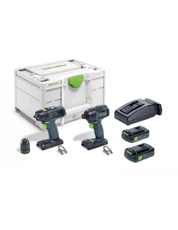 Visseuse à chocs sans fil TID 18 C 3,1-Set T18 576492 - Festool