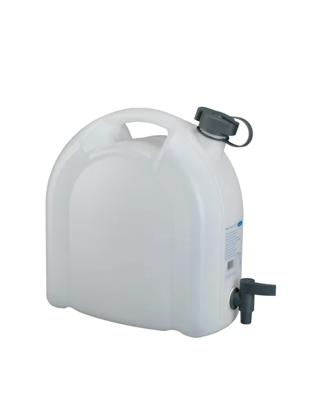 Jerrycan à eau avec robinet 10 litres empilable HDPE 21173 - Pressol
