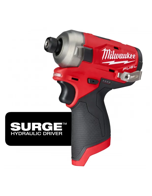 Visseuse à Chocs hydraulique silencieuse SURGE Hex 1/4" FUEL 12V M12 FID-0 (machine seule) 4933464972 - Milwaukee