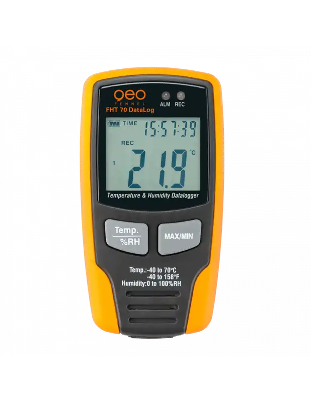 Enregistreur de données de température et d’humidité FHT 70 DataLog 800120 - Geo Fennel