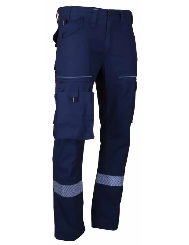 Pantalon de travail multipoches Stretch Bleu foncé 1702 ELEVATEUR - LMA