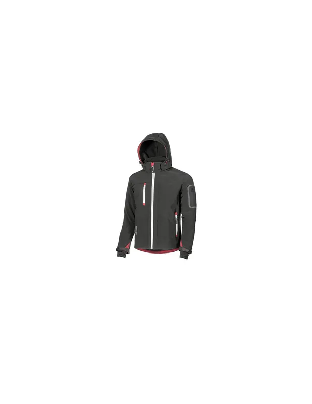 Veste Soft Shell Black Carbon METROPOLIS DW024BC - U-Power