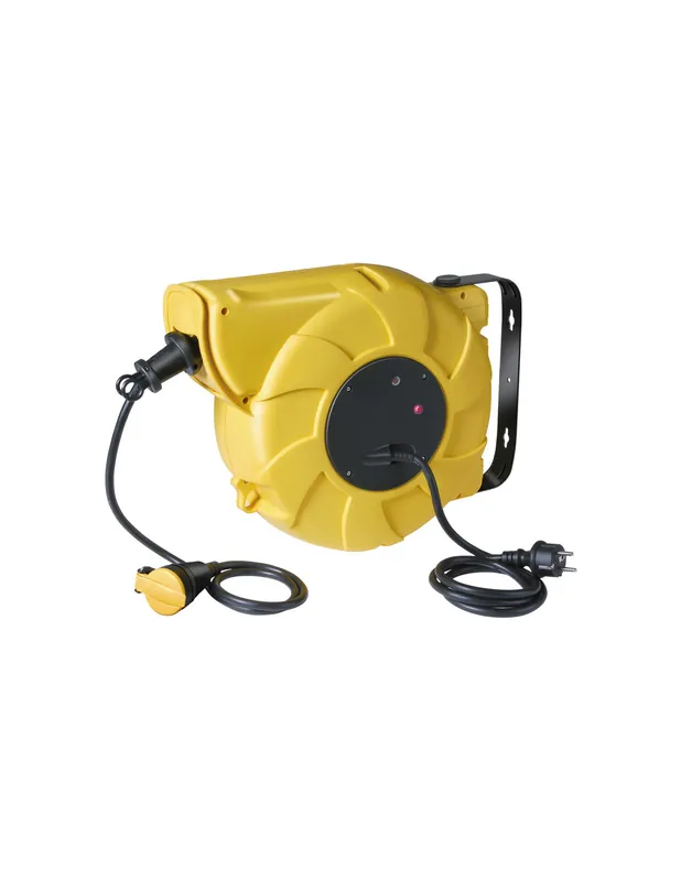 Enrouleur électrique automatique murale 20m H07RN-F 3G1,5 IP44