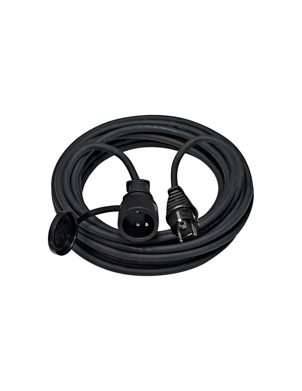 Rallonge électrique 25m de câble H07RN-F 3G2,5 avec prise à clapet (IP44)