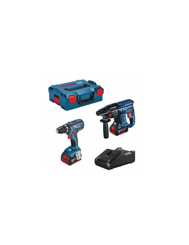 Pack perceuse-visseuse GSR 18V-28 + perforateur GBH 18V-21 18V 4Ah 0615990M0R - Bosch