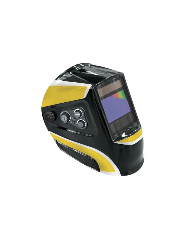 Masque de soudage LCD ERGOTECH 5-9/9-13 G BLACK TRUE COLOR 045477 - Gys