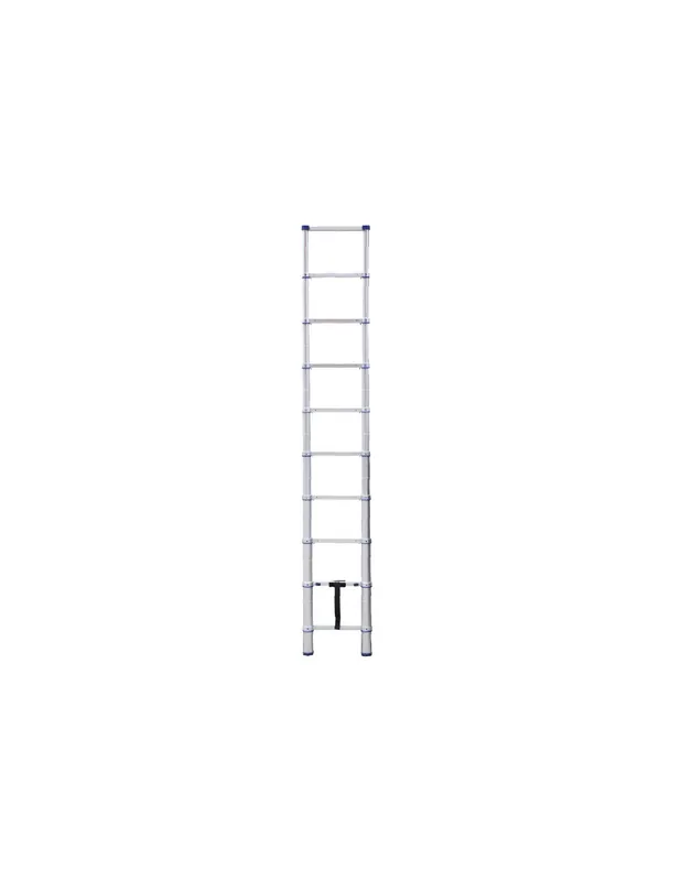 Echelle télescopique 3.80M 10 marches alu X-Tenso 2 00094829 - Tubesca
