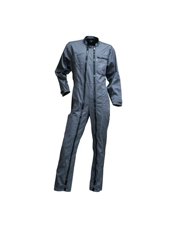 Combinaison de travail double zip Gris RONDELLE 400518 - LMA