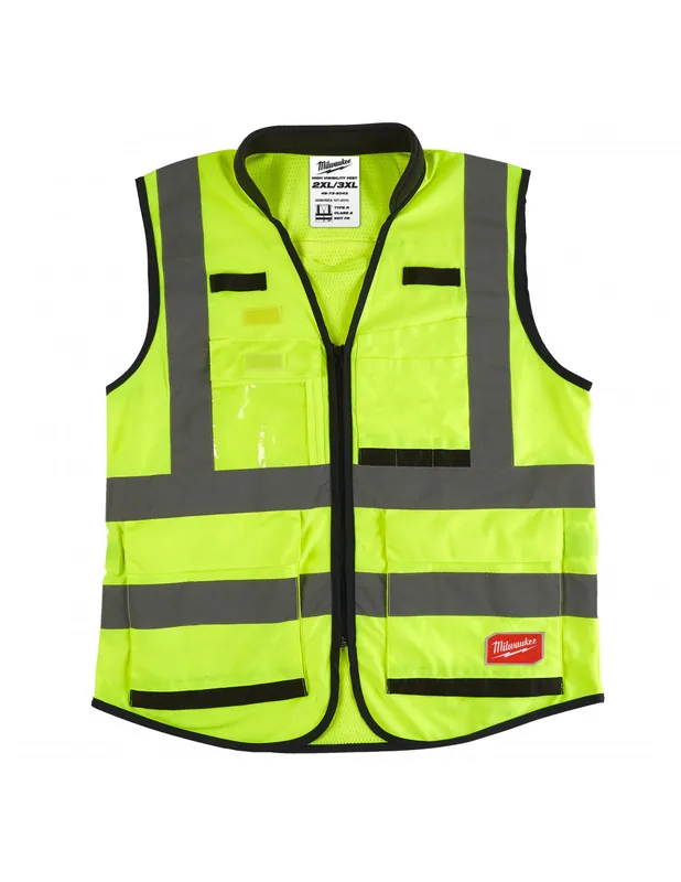 Gilet haute visibilité jaune Premium XXL 4932471897 - Milwaukee