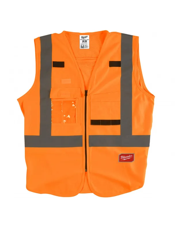 Gilet haute visibilité orange L/XL 4932471893 - Milwaukee