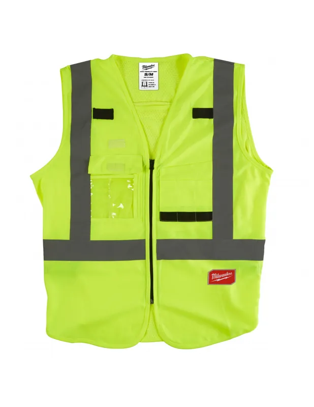 Gilet haute visibilité jaune 2XL/3XL 4932471891 - Milwaukee