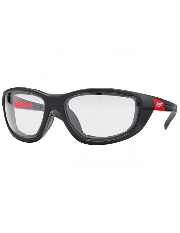Lunettes de protection claire haute performance avec joint amovible 4932471885 - Milwaukee