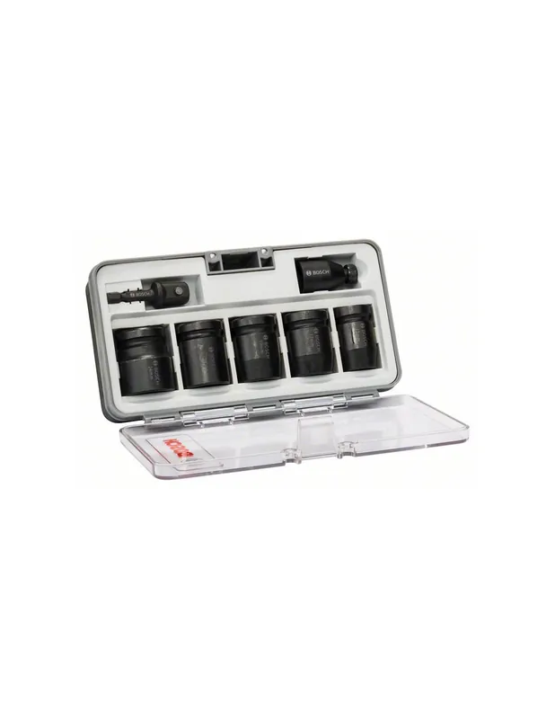 Pack 5 douilles adaptables impact + 2 adaptateurs 2608551029 - Bosch