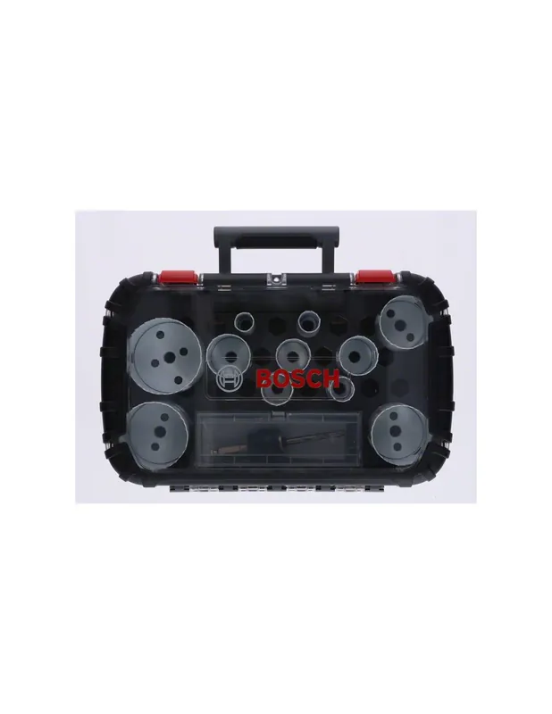 Coffret 11 scies trépans BIM Progressor Bois & Métal Ø22/25/32/35/40/44/51/60/68/76 mm 2608594193 - Bosch