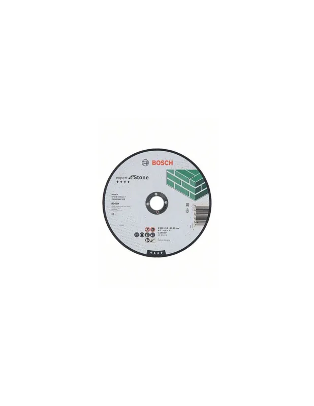 Disque à tronçonner à moyeu plat Expert for Stone (pierre) 180x3.0 mm 2608600323 - Bosch