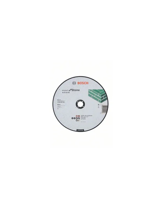 Disque à tronçonner à moyeu plat Expert for Stone (pierre) 230x3.0 mm 2608600326 - Bosch