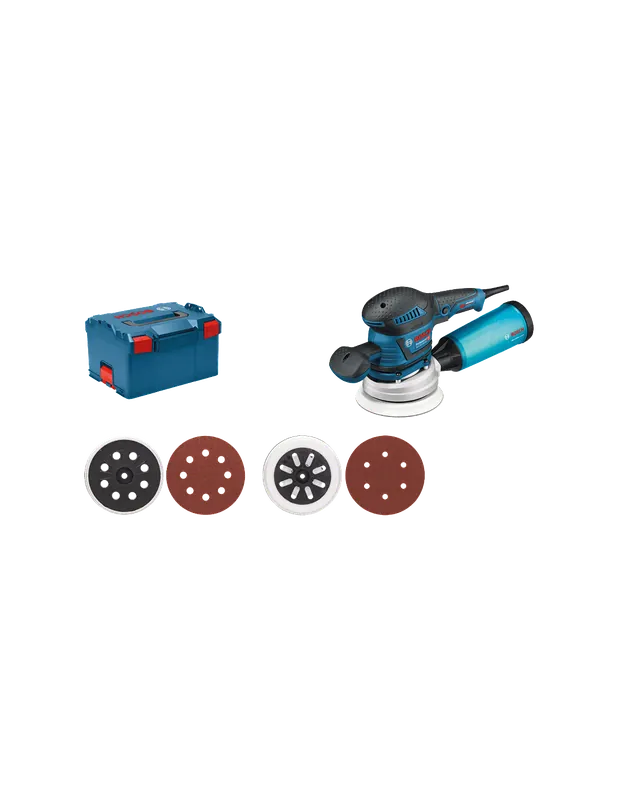 Ponceuse excentrique GEX 125-150 AVE + accessoires L-Boxx 060137B103 - Bosch