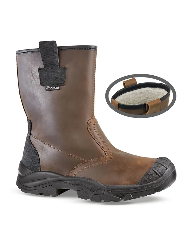 Botte de sécurité en cuir fourrée S3 CI SRC WOOL 00DYC25 - Aimont