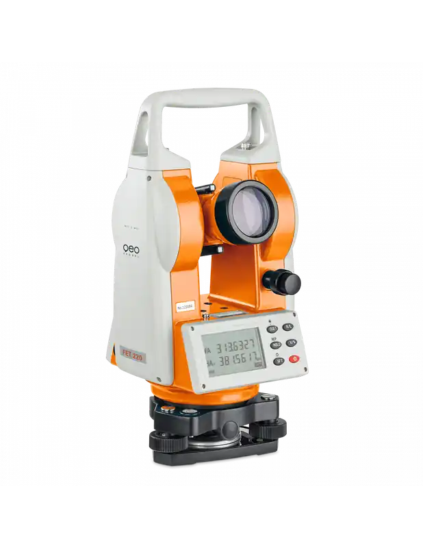 Pack theodolite FET 220 + trépied FS24 + mire TN 14 313000-S01 - Geo Fennel