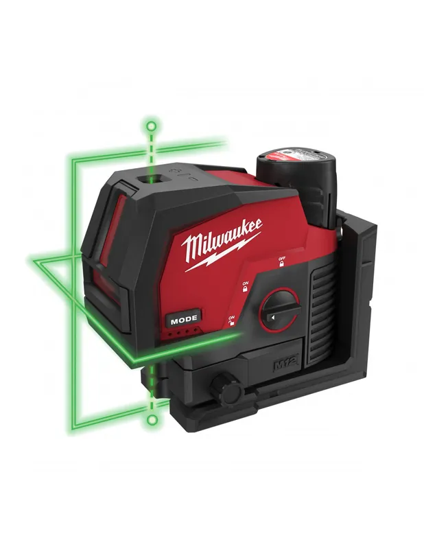Laser vert 2 lignes avec aplomb M12 CLLP-301C 4933478100 - Milwaukee