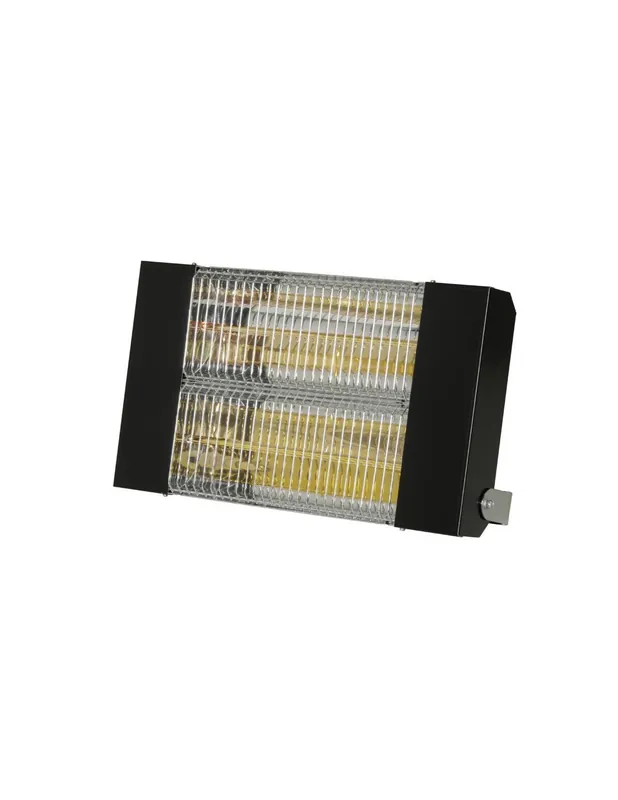 Chauffage radiant Infrarouge électrique 3000W époxy noir IRC3000CN - Sovelor