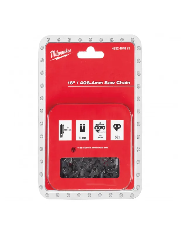 Chaîne 3/8" 40 cm pour tronçonneuse M18 FHCS 4932464873 - Milwaukee