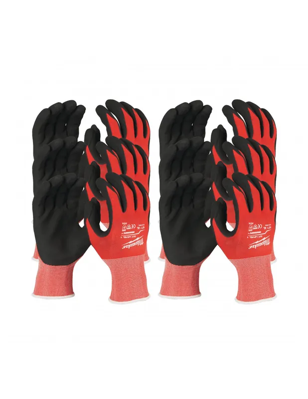 Gants anti coupe Niveau 1 Taille 10/XL (par 12) 4932471616 - Milwaukee