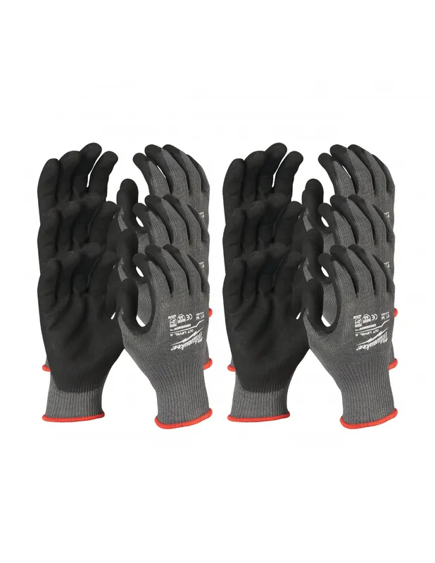 Gants anti coupe Niveau 5 Taille 10/XL (par 6) 4932471624 - Milwaukee