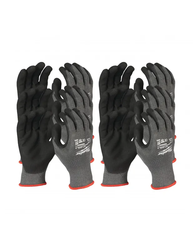 Gants anti coupe Niveau 5 Taille 8/M (par 6) 4932471622 - Milwaukee