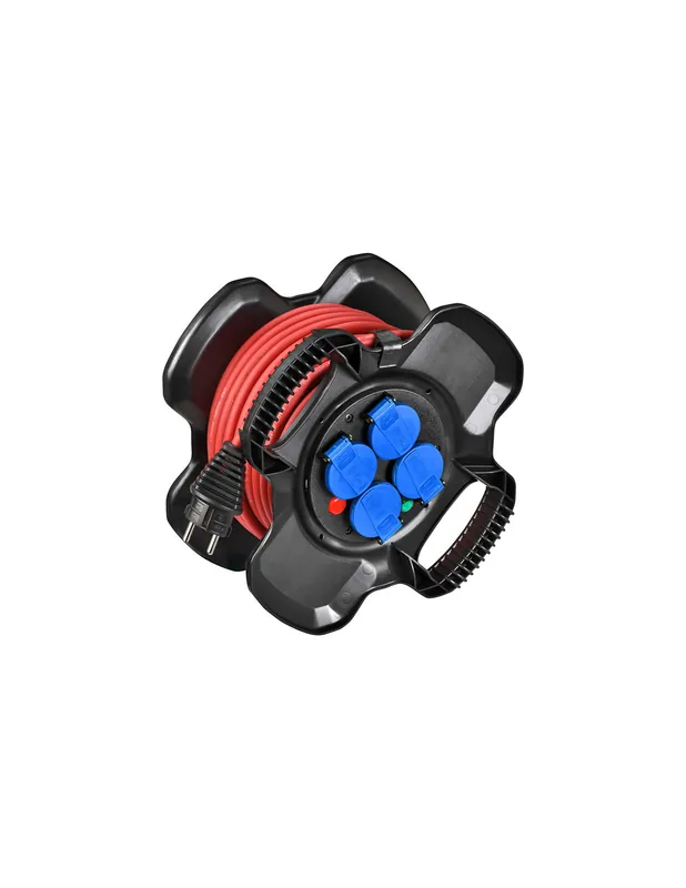 Enrouleur électrique compact X-GUM 4 prises 10m H07RN-F 3G2,5 1169711101 - Brennensthul