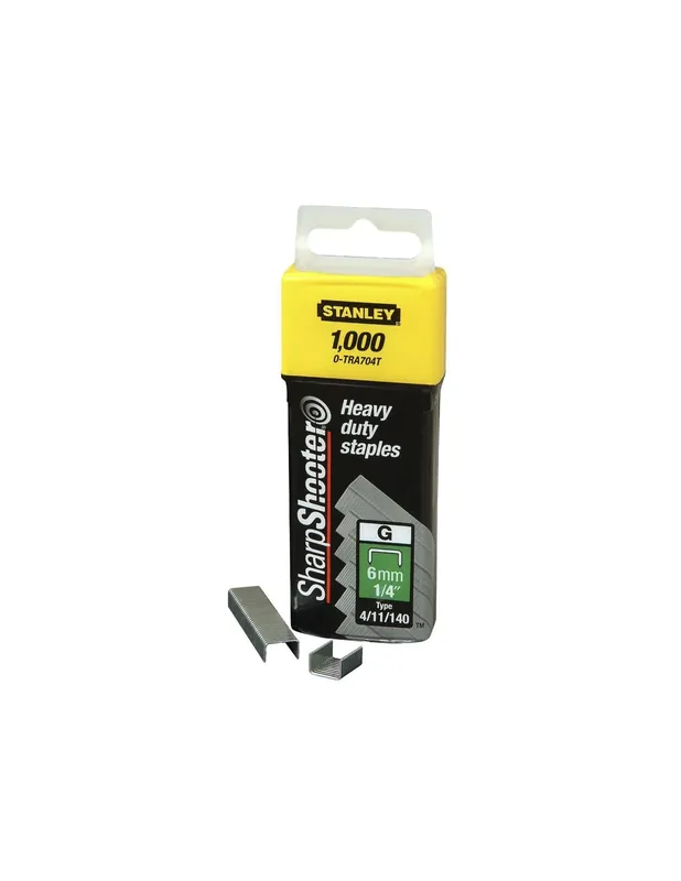 Agrafes 10 mm 3/8 Type G (x5000) 1-TRA706-5T - Stanley