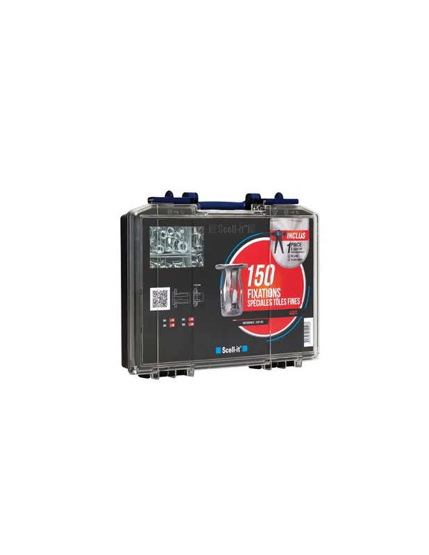 Coffret de 150 Chevilles tôles fines COF-XS - Scell-it
