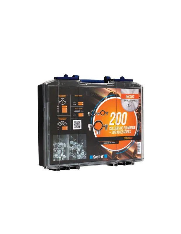 Coffret de 200 Colliers isophoniques COF-SANCSI - Scell-it