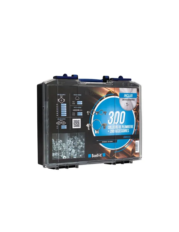 Coffret de 300 Colliers simples COF-SANCS - Scell-it