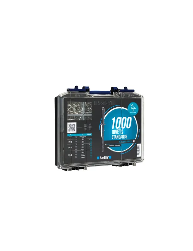 Coffret de 1000 Rivets standard tête plate COFRIVINOX - Scell-it